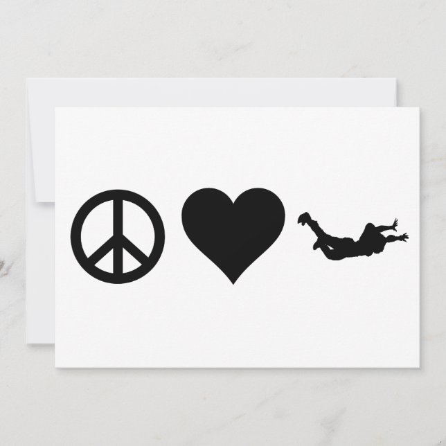 Skydiving do Peace Love (Frente)