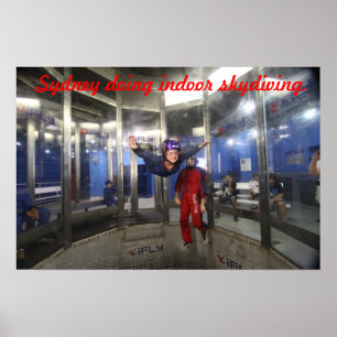 Skydiving interno do poster de Sydney
