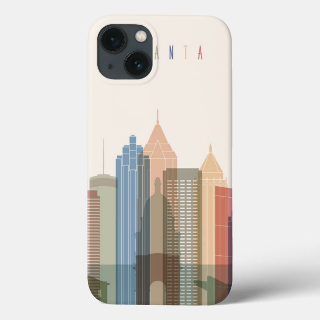 Skyline da cidade de Atlanta, Geórgia | (Verso)