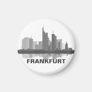 Skyline de Frankfurt frigorífico íman