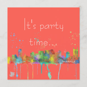 SKYLINE de NASHVILLE, TENNESSEE - convites