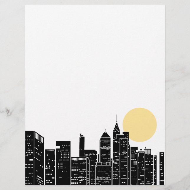 Skyline Letterhead de Nova York (Frente)