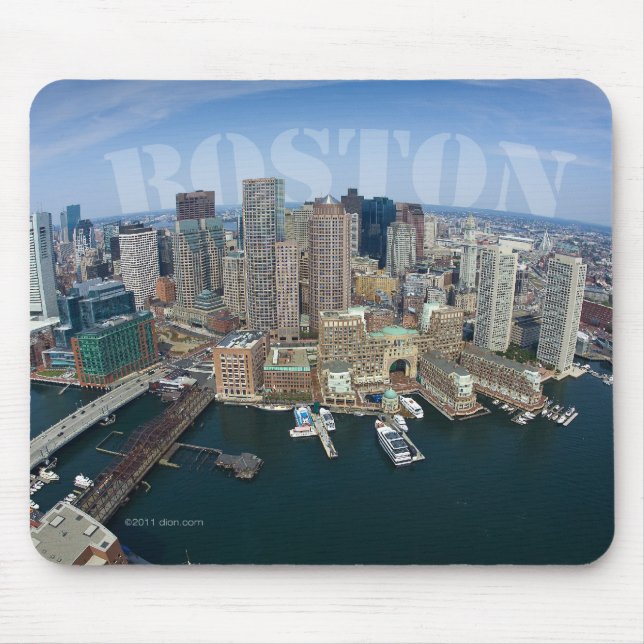 Skyline Mousepad de Boston (Frente)