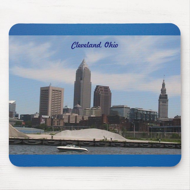 Skyline Mousepad de Cleveland (Frente)