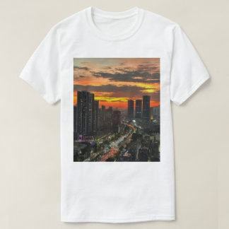 Skyline T-Shirt City Sunset