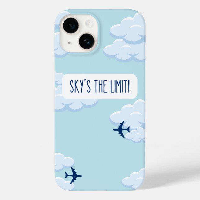 Sky's The Limit – Motivational iPhone 14 Case (Verso)