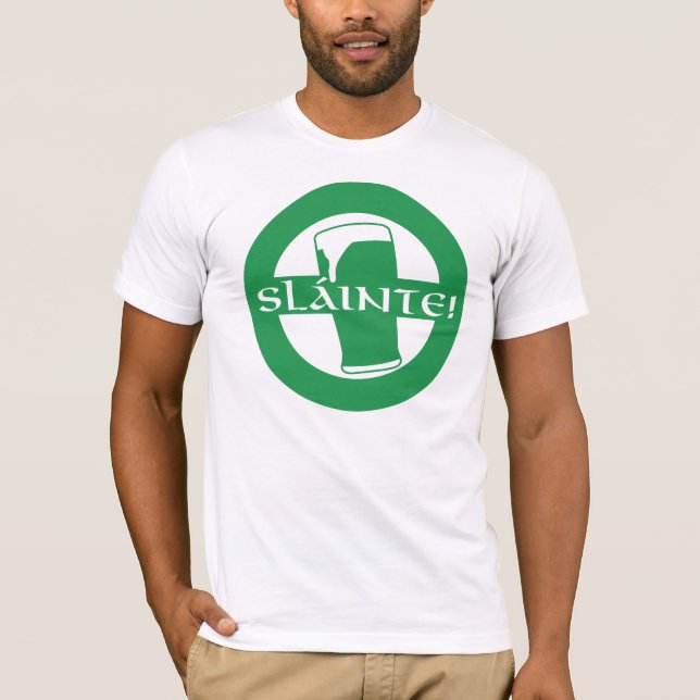 Slainte camisa irlandesa (Frente)