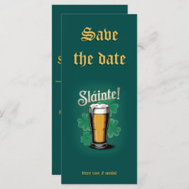 Slàinte! Pint de Cerveja no Dia de São Patrício em