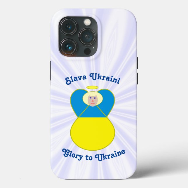 Slava Ukraini Glória à Ucrânia Anjo (Verso)