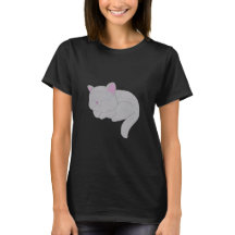 Sleeping Grey Kitten T-Shirt