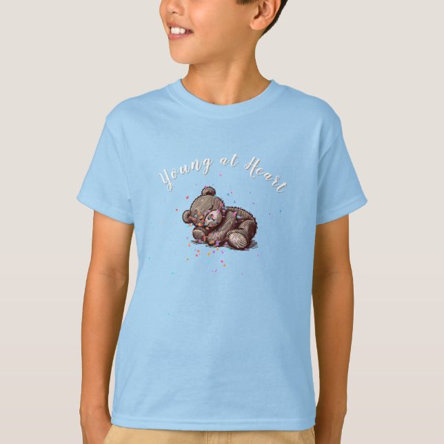 Sleeping Teddy Bear T-Shirt (Frente)