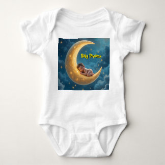 Sleepy baby moon t-shirt (white)