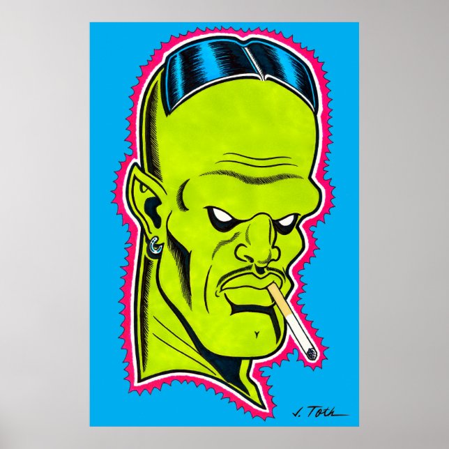 "Slick Nick" Nebulon™ Poster (Frente)