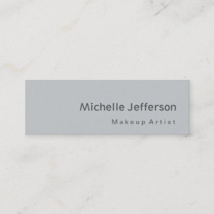 Slim Skinny Size Makeup Artist Cartão de visita