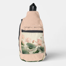 Sling Duffel - Dragonfly a rosa