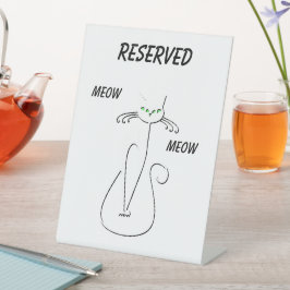 Slinky Black Cat Meow Meow Texto Personalizado Res