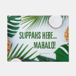 SLIPPAHS AQUI MAHALO - Chinelos - Tapete de Porta
