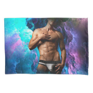 SlipperyJoe's cueca masculina musculosa protuberân
