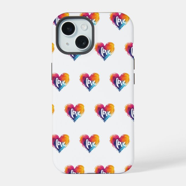 Slogan de Amor do Coração Arco-íris (Verso)