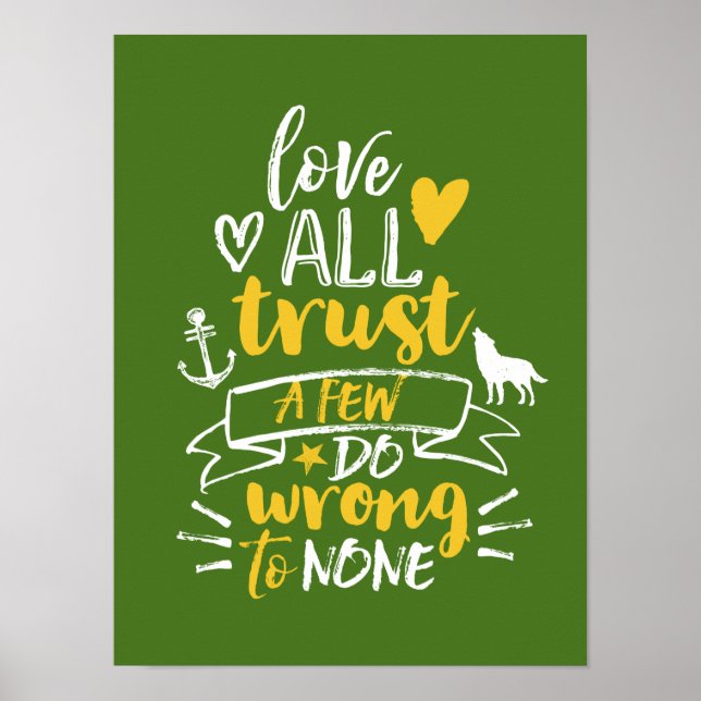 Slogan de Poster da Cotação de Motivação Inspiraci (Frente)