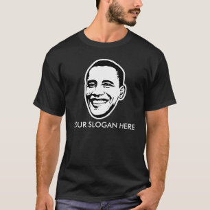Slogan do t-shirt de Barack Obama/customizável