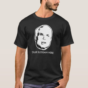 Slogan do t-shirt de John McCain/customizável