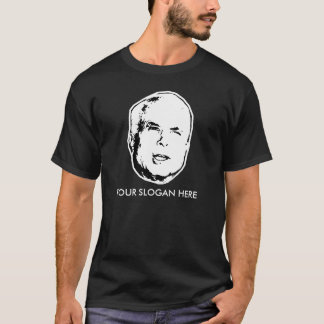 Slogan do t-shirt de John McCain/customizável