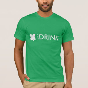 Slogan engraçado   que da camisa do Dia de São