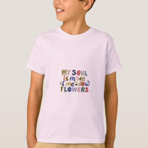 Slogan Impresso T-Shirt para Little Explorer