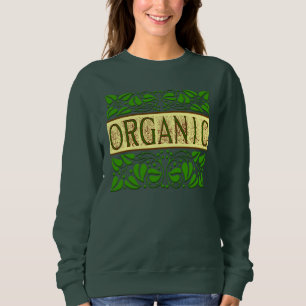Slogan Verde da Vintage Orgânica com T-shirt