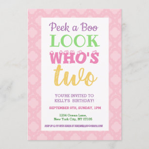 Slogans de Convite de segundo aniversário