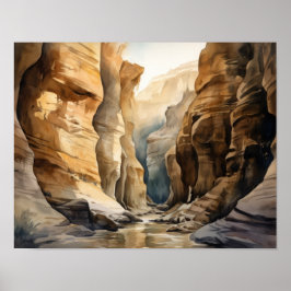 Slot Canyons Utah Landscape Art Impressão