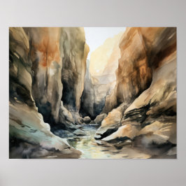 Slot Canyons Utah Landscape Art Impressão