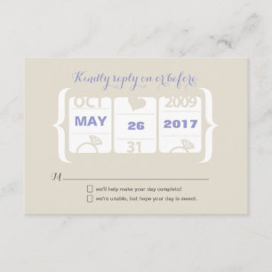 Slot machine que Wedding RSVP