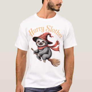 Sloth Cute Halloween Witch Funny Essential T-Shirt