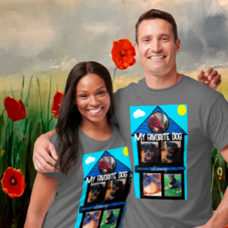 Slots de fotos para Modelo favoritos Pet T-Shirt