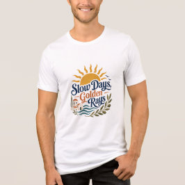 Slow Days Golden Rays Summer Sun T-Shirt