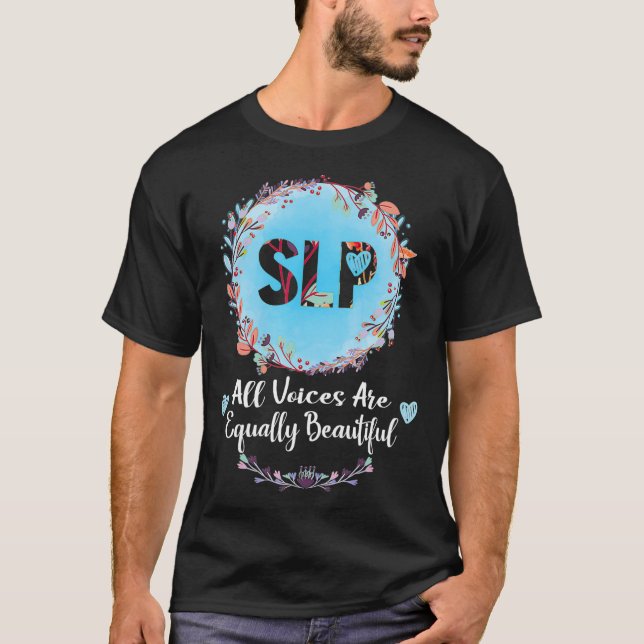SLP Camisas Língua de Voz Dons patologistas (Frente)