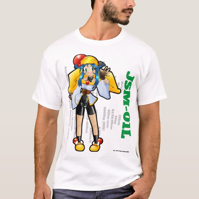 SM Girl 01L - Design de camisa (Frente)