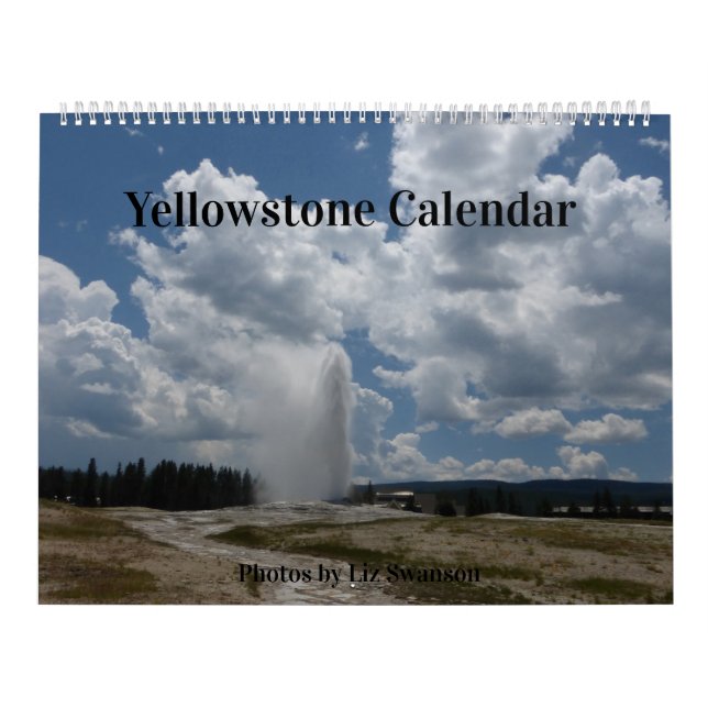 Sm, Med, Calendário Lg Yellowstone (Capa)