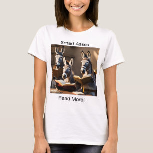 Smart Ass Leia Mais! T-Shirt feminino