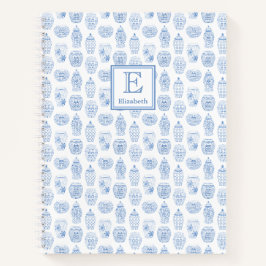 Smart College Girl Blue E White Monograma