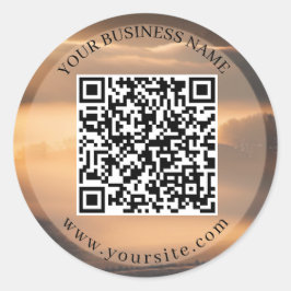 Smart Connect: Autocolante de código QR comercial