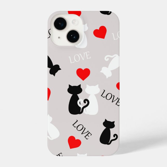 Smartphone case with cats (Verso)
