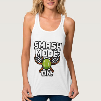 🎾 Smash Mode: ON — Women's Tank Top | Pixel Sport
