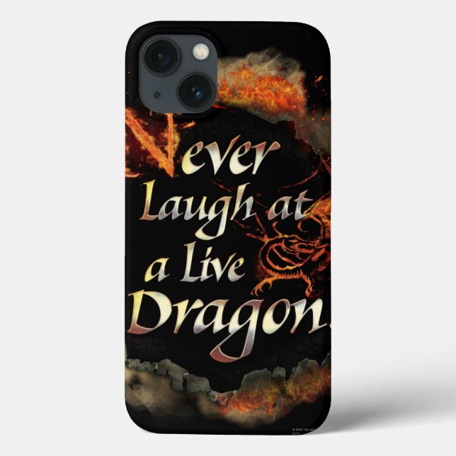 SMAUG™ - Nunca rir do gráfico do logotipo (Verso)