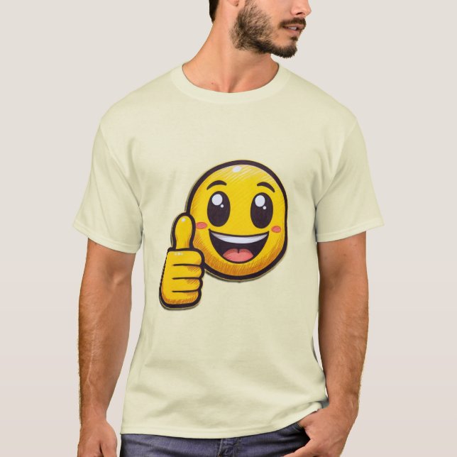 Smile Emoji New t-shirt design unisex (Frente)