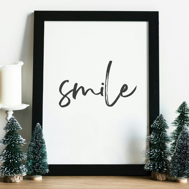 Smile Poster – Positive Energie für dein Zuhause (Criador carregado)