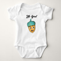Smiling Acorn Baby Bodysuit T-shirt