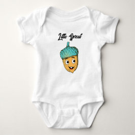 Smiling Acorn Baby Bodysuit T-shirt
